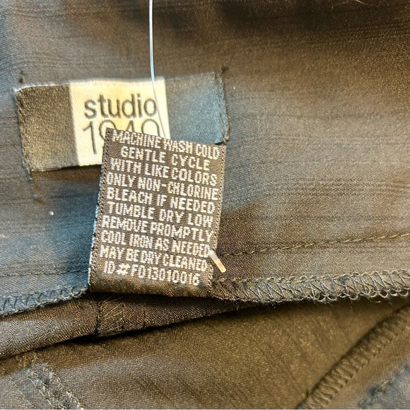 Fashion Bug Studio 1940 Black Cropped Trousers, Women's 12 - Picture 5 of 13
